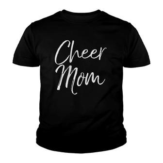 Cute Matching Family Cheerleader Mother Gift Cheer Mom Zip Youth T-shirt | Mazezy