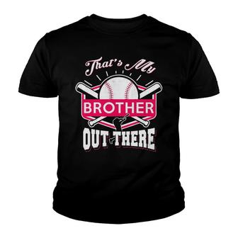 Cute Proud Baseball Sister Gift For Sisters Youth T-shirt | Mazezy DE