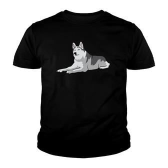 Cute Siberian Huskies Lover Gift Siberian Husky Youth T-shirt | Mazezy