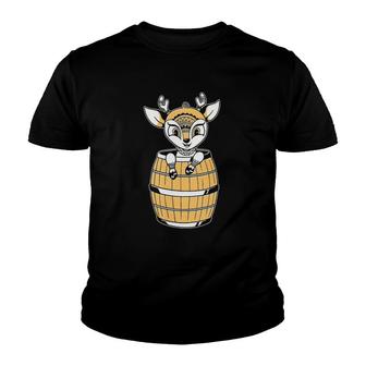 Cute Tribal Deer Hoofed Ruminant Mammal Youth T-shirt | Mazezy