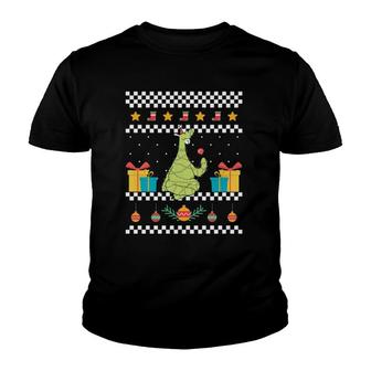 Cute Ugly Christmas Design With Llama Tree Youth T-shirt | Mazezy