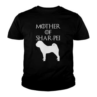 Cute Unique White Mother Of Chinese Shar-Pei E010612 Ver2 Youth T-shirt | Mazezy