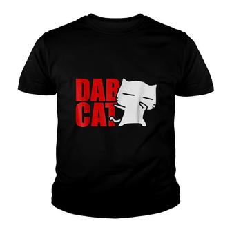 Dab Cat Youth T-shirt | Mazezy