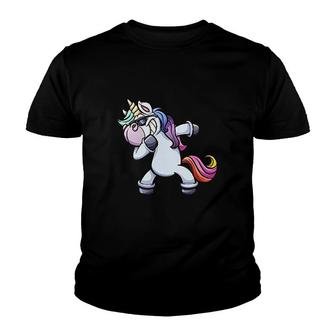 Dabbing Unicorn Baby Youth T-shirt - Thegiftio UK