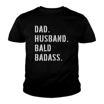 Dad Bald Guy Gifts From Daughter Son Wife Youth T-shirt | Mazezy