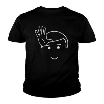 Dad In Asl Sign Language Perfect For Fathers Youth T-shirt - Thegiftio UK