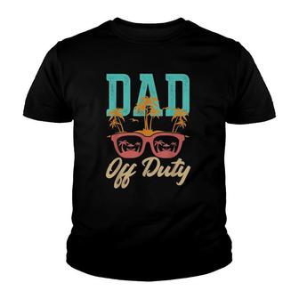 Dad Off Duty Out For Some Sunglasses And Beach Youth T-shirt | Mazezy