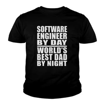 Dad Tee Software Engineer Best Dad Father's Day Gift Youth T-shirt | Mazezy