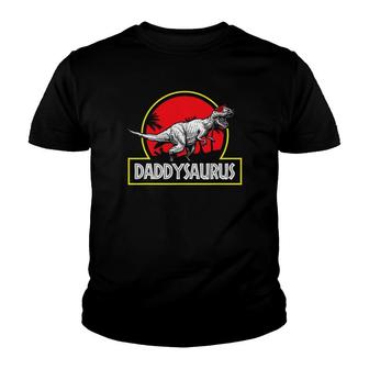 Daddysaurus Dadrex Dinosaur Cool Fathers Day Family Gift Youth T-shirt - Thegiftio UK