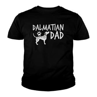 Dalmatian Dad Cute Dog Puppy Pet Animal Lover Gift Youth T-shirt | Mazezy