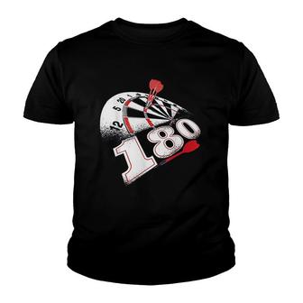 Darts Board 180 Points Youth T-shirt | Mazezy