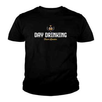 Day Drinking Team Leader Happy Hour Beer Youth T-shirt | Mazezy