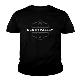 Death Valley National Park California Graphic Youth T-shirt | Mazezy