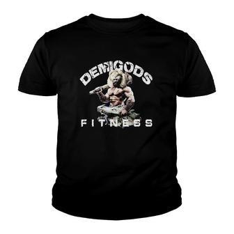 Demigods Fitness Workout Gym Power Youth T-shirt | Mazezy