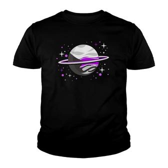 Demisexual Outer Space Planet Demisexual Pride Youth T-shirt | Mazezy