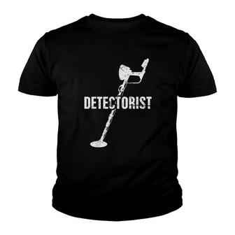 Detectorist Metal Detecting Youth T-shirt | Mazezy
