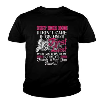 Dirt Bike Mom Motocross Mothers Day Gift Youth T-shirt | Mazezy