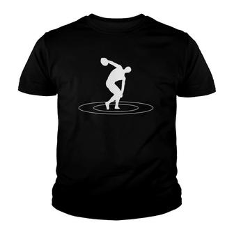 Discus Throw Disc Throwe Athlete Trainerr Gift Athletics Youth T-shirt | Mazezy