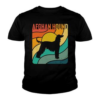 Dog Afghan Hound Dog Vintagepet Lover 541 Paws Youth T-shirt | Mazezy