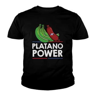 Dominican Republic - Platano Power Dominicana Heritage Youth T-shirt | Mazezy