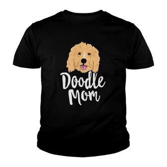 Doodle Mom Goldendoodle Dog Puppy Mother Youth T-shirt | Mazezy