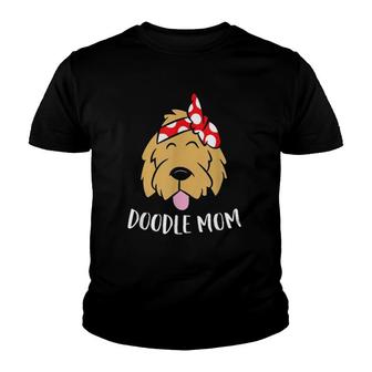 Doodle Mom Goldendoodle Mother Doodle Mama Youth T-shirt | Mazezy