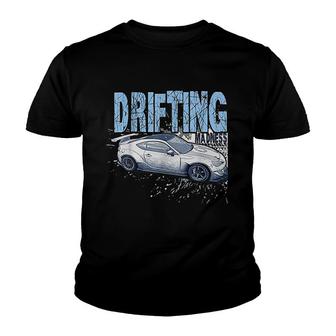Drifting Madness Drift Car Race Cars Car Sport Youth T-shirt | Mazezy