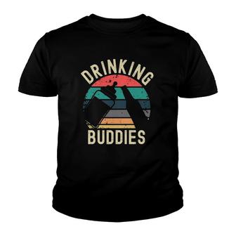 Drinking Buddies Retro Vintage Feeding Bottle Beer Bottle Cute Gift For Dad & Baby Youth T-shirt | Mazezy