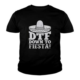 Dtf Down To Fiesta Ladies Youth T-shirt - Thegiftio UK