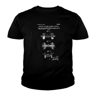 Dumbbell 1928 Patent Print, Dumbbell Blueprint Price Youth T-shirt | Mazezy