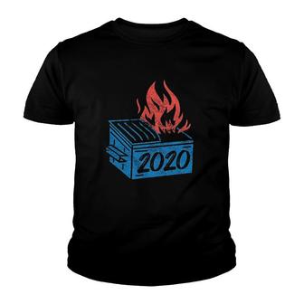 Dumpster Fire 2020 Funny Meme Youth T-shirt | Mazezy