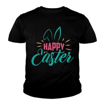 Easter Happy Bunny V2 Youth T-shirt - Thegiftio UK