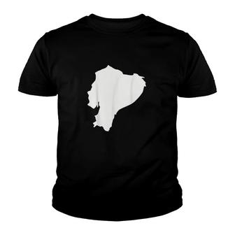 Ecuador Map Youth T-shirt | Mazezy