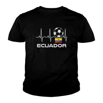 Ecuador Soccer Jersey V2 Youth T-shirt - Thegiftio UK