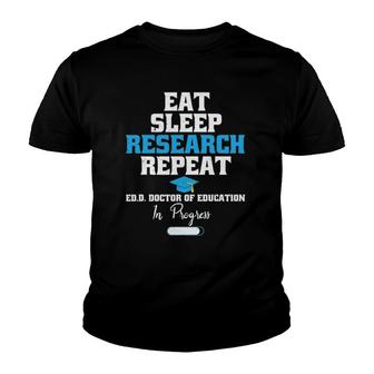 EdD Doctor Of Education Doctorate Research Graduation Youth T-shirt | Mazezy