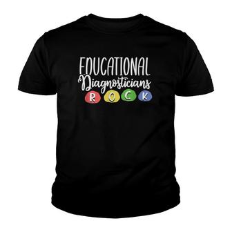 Educational Diagnosticians Rock Teacher Appreciation Gift Youth T-shirt - Thegiftio UK