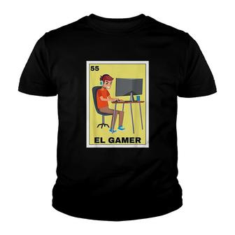 El Gamer Gift Mexican Gaming Youth T-shirt | Mazezy