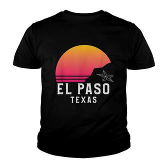 El Paso Tx Mountains Sunset Youth T-shirt | Mazezy