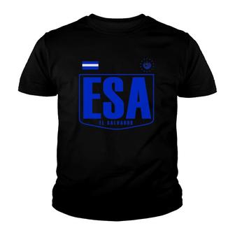 El Salvador La Selecta Cuscatleca Futbol Soccer Youth T-shirt - Thegiftio UK