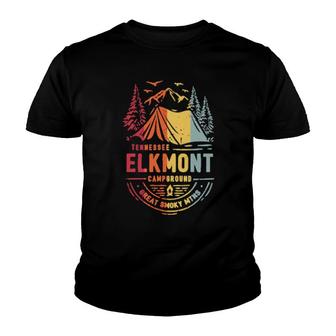 Elkmont Campground Great Smoky Mountains National Park Youth T-shirt | Mazezy
