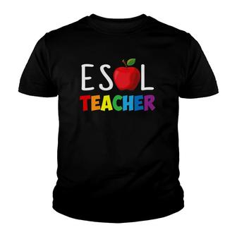 Esol Teacher Students Esol Teacher Youth T-shirt | Mazezy