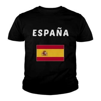 Espana Spain Flag Souvenir Spanade Youth T-shirt | Mazezy
