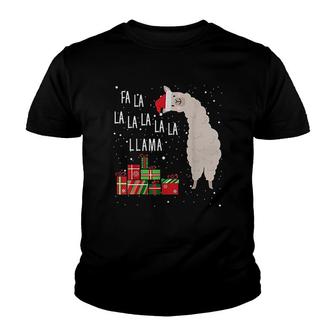Fa La La Llama Youth T-shirt | Mazezy