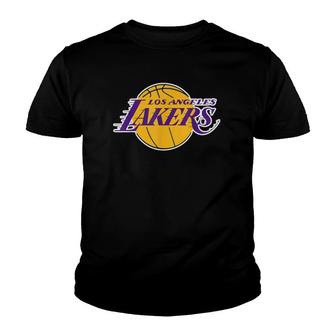 Fans-Lakers-Gift For Los Angeles I Heart Basketball Youth T-shirt | Mazezy