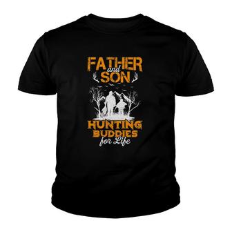 Father And Son Hunting Buddies For Life Gift For Dad And Son Youth T-shirt | Mazezy