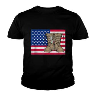 Father Veterans Day My Favorite Veteran Is My Dad Proud Son Youth T-shirt | Mazezy