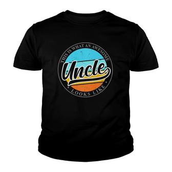 Father's Day Birthday Gift For Uncle From Niece Or Nephew Youth T-shirt | Mazezy