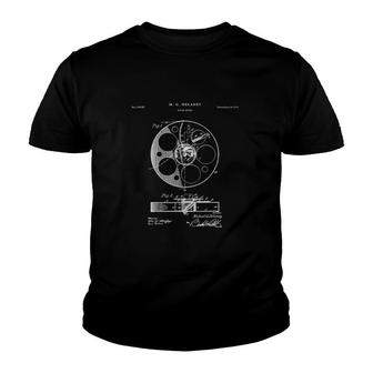 Film Reel Patent Film Filmmaker Film Director Youth T-shirt | Mazezy
