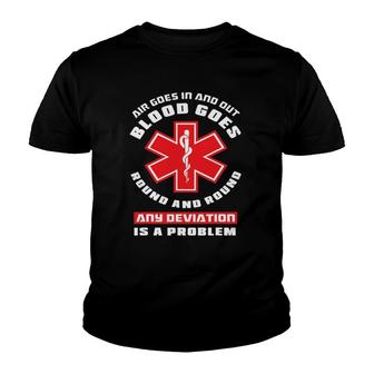 First Responder Paramedic Ems Nurse Emt Funny Paramedic Youth T-shirt | Mazezy