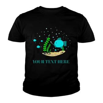 Fish Aquarium V2 Youth T-shirt - Thegiftio UK